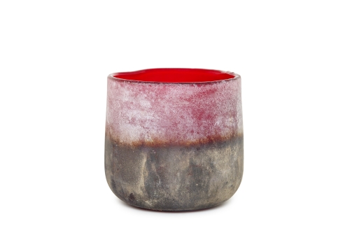 Lumo Glass Mijas Tea Light (Garnet)
