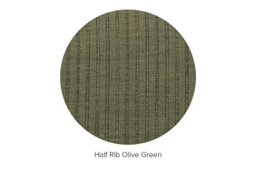 Half Rib Olive Green Seater V