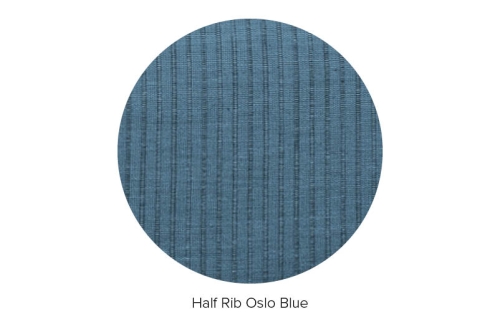 Half Rib Oslo Blue Seater