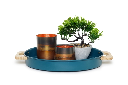 FC Totte Metal Trays Oslo Blue