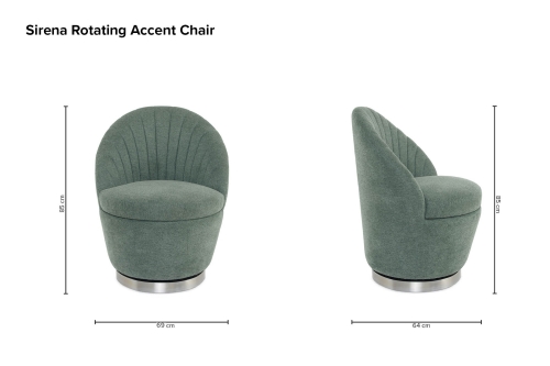Sirena Rotating Accent Chair