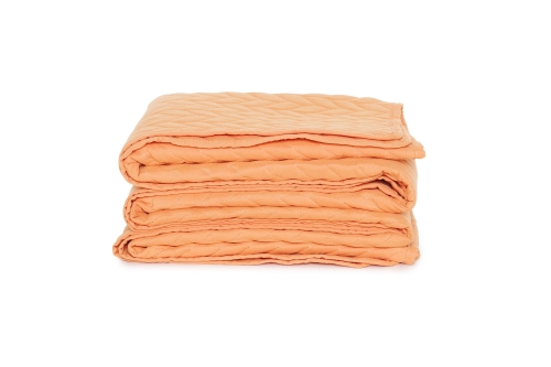 FC Mori Quilted Bedspread Cantaloupe Orange