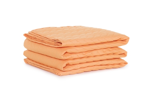 FC Mori Quilted Bedspread Cantaloupe Orange