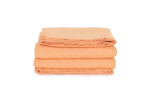 FC Mori Quilted Bedspread Cantaloupe Orange