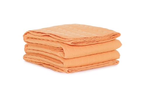 FC Mori Quilted Bedspread Cantaloupe Orange