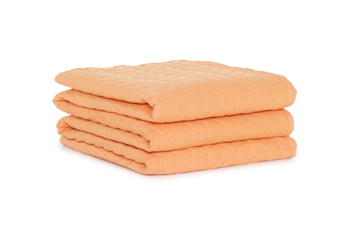 FC Mori Quilted Bedspread Cantaloupe Orange