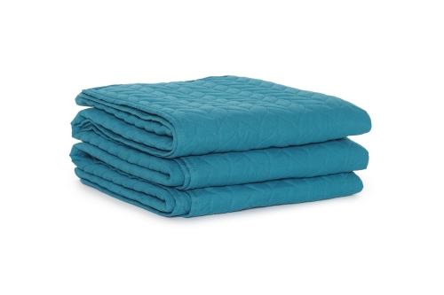 FC Mori Quilted Bedspread Dark Teal