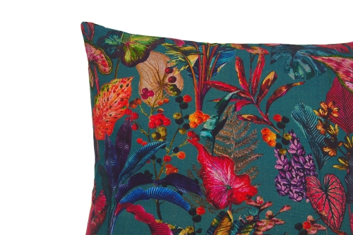 FC Tropical Cushion Cover X Dark Teal