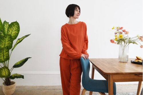 FC Itoko Pyjamas Terracotta New Cross LS