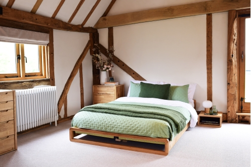 FC Loop Oak Double Bed FB LS