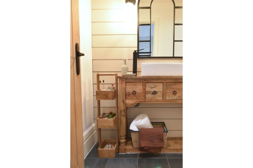 FC Oak Bathroom Caddy FB LS