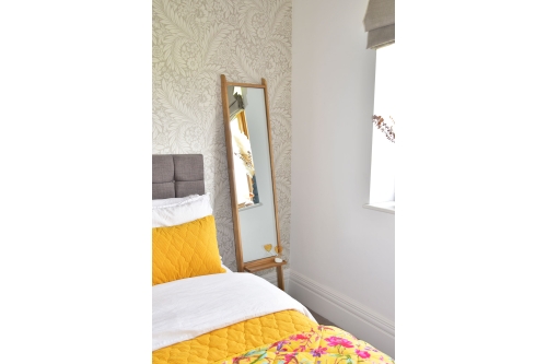 FC Oak Rounded Leaning Mirror FB LS Bfnh Db