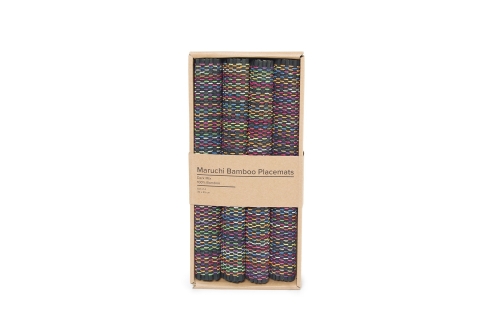 Maruchi Bamboo Placemats set of 4 (Dark Mix)
