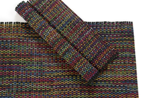 Maruchi Bamboo Placemats set of 4 (Dark Mix)