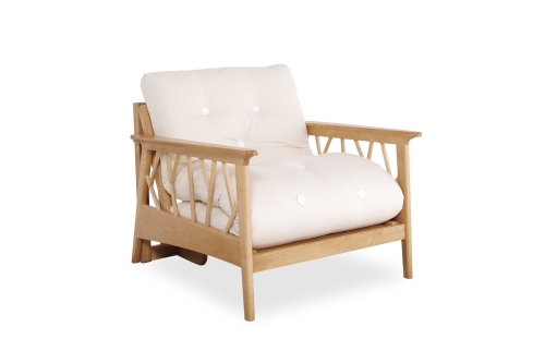 FC Mori Oak Single Sofa Bed