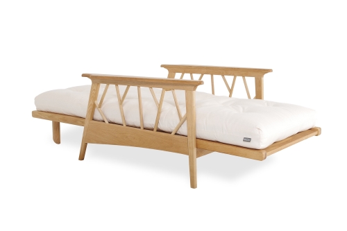 FC Mori Oak Single Sofa Bed