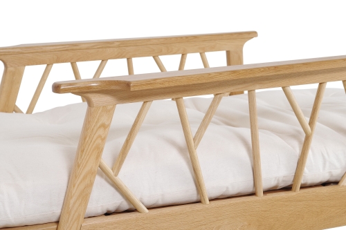 FC Mori Oak Single Sofa Bed