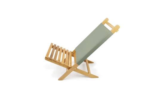 Futon Company Oak Deck Chair Olive Green V