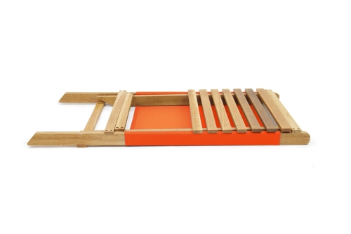 Futon Company Oak Deck Chair Terracotta