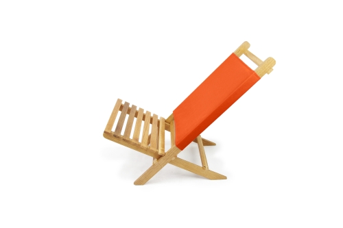 Futon Company Oak Deck Chair Terracotta