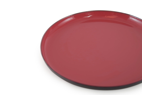 FC Round Enamel Coaster Jasper Red