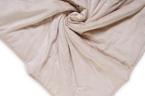 FC Crinkle Velvet Bedspread Natural