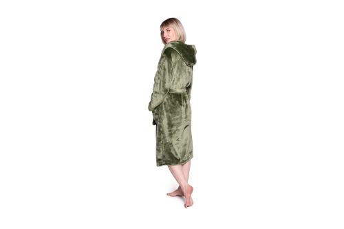 FC Deep Fleece Robe Olive Green