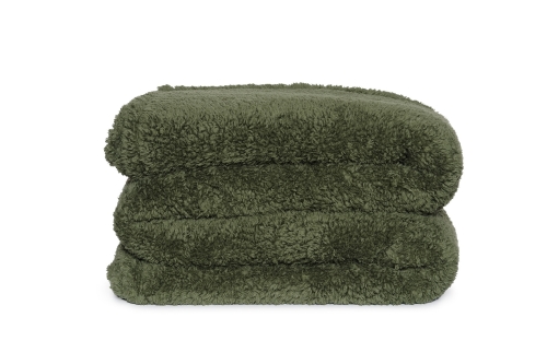 FC Sheepskin Bedspread Olive Green
