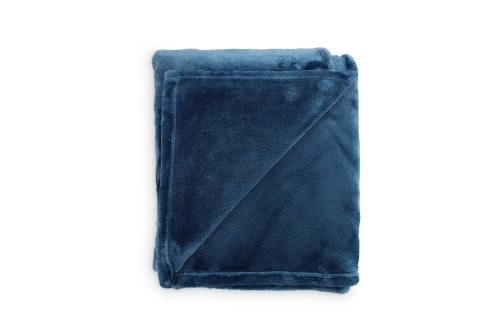 Deep Fleece Bedspread Legion Blue