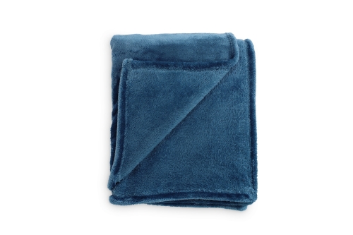 Deep Fleece Bedspread Legion Blue