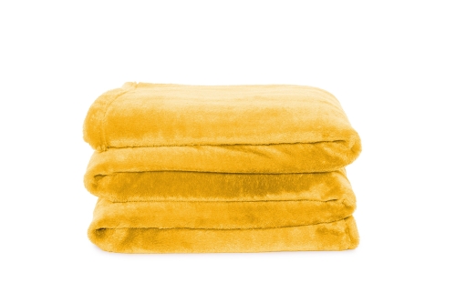 Deep Fleece Bedspread Mimosa Yellow