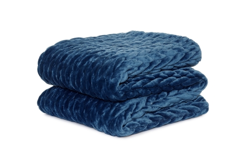 FC Chunky Braid Throw Legion Blue