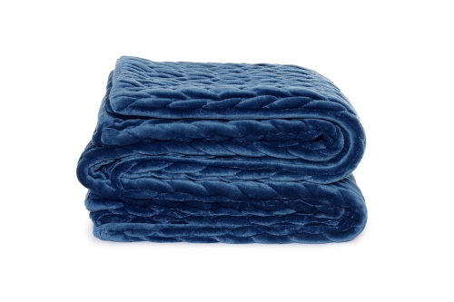 FC Chunky Braid Throw Legion Blue