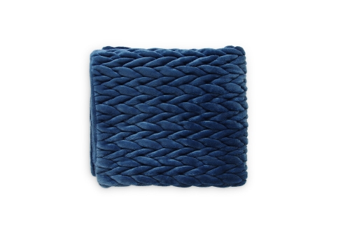FC Chunky Braid Throw Legion Blue