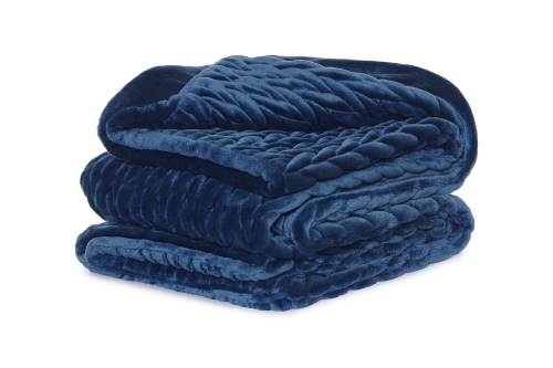 FC Chunky Braid Throw Legion Blue