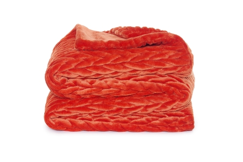FC Chunky Braid Throw Ochre
