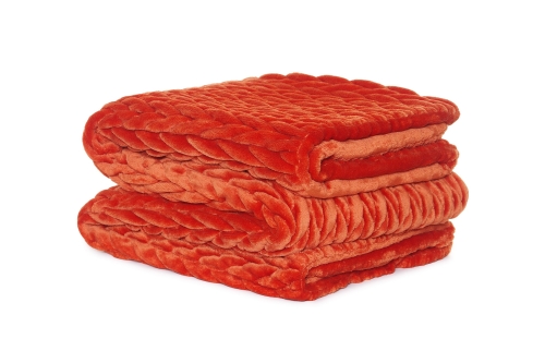FC Chunky Braid Throw Ochre