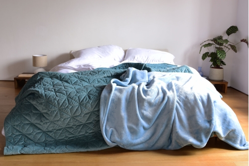FC Deep Fleece Throw BL LS