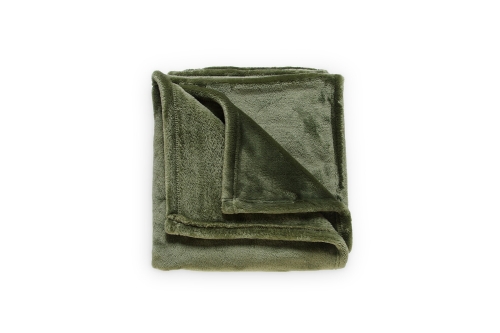 FC Deep Fleece Throw Deep Green