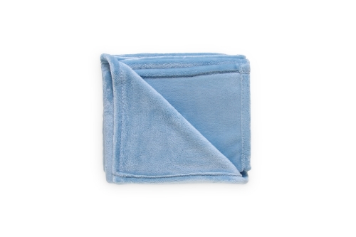 FC Deep Fleece Throw Soft Blue Ion O