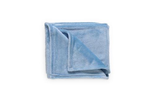 FC Deep Fleece Throw Soft Blue Cbx