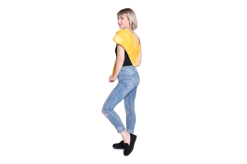 FC Hagu Deep Fleece Hot Water Bottle Mimosa Yellow