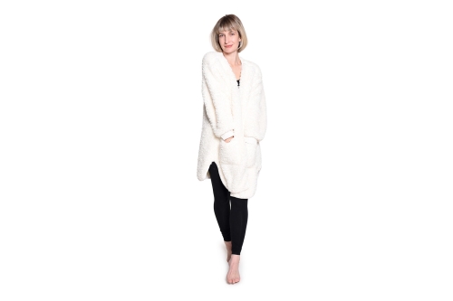 FC Sheepskin House Coat White