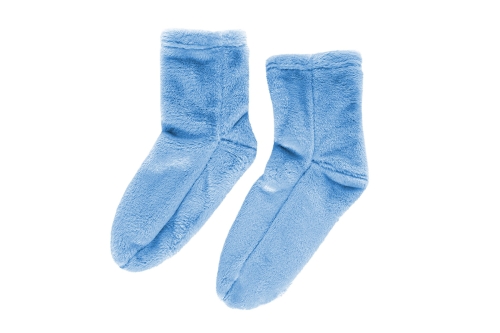 FC Deep Fleece Socks Soft Blue