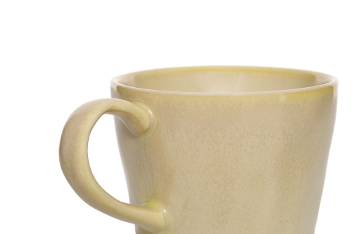 FC Reactive Glaze Tea Cup Yellow