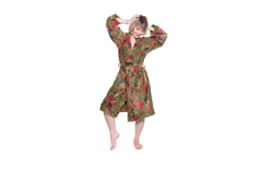 FC Velvet Robes Deep Olive