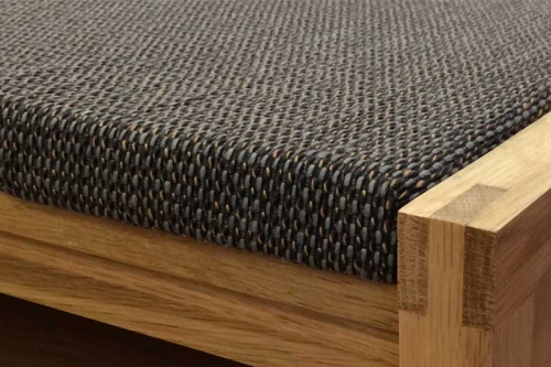 Oak Hall Bench With Aldeburgh Close Up