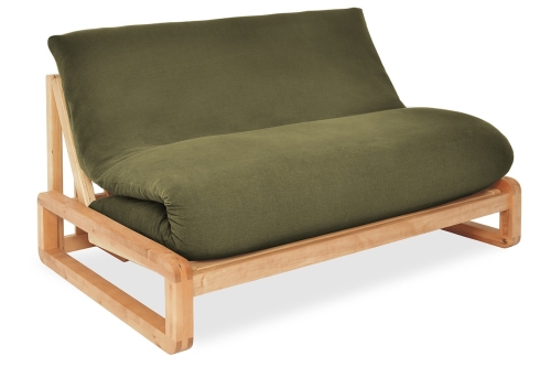 Birch Loop Seater Handloom Olive Green
