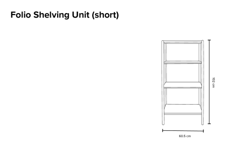 Folio Shelving Short