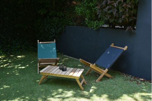FC Oak Mini Deck Table and Chairs